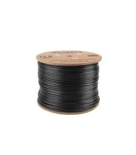 Lanberg LCU6-21CU-0305-BK networking cable Black 305 m Cat6 U/UTP (UTP) outdoor