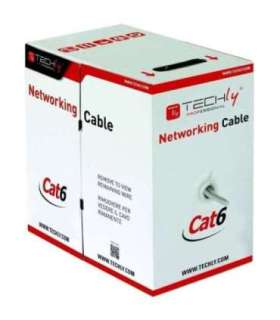 Techly ITP9-RIS-0305 networking cable Grey 305 m Cat6 S/FTP (S-STP)