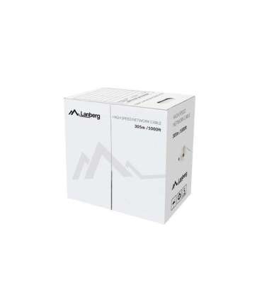 LANBERG CABLE UTP CAT.5E 305M WIRE CU GRAY FLUKE