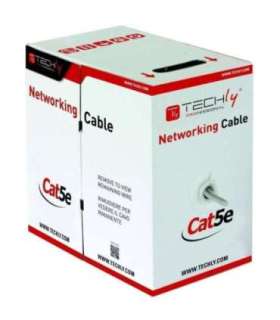 Techly ITP6-UTP-IC networking cable Grey 305 m Cat5e U/UTP (UTP)
