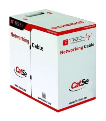 Techly ITP6-UTP-IC networking cable Grey 305 m Cat5e U/UTP (UTP)