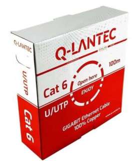 Q-LANTEC U/UTP cat.6A network cable, twisted pair, LSOH