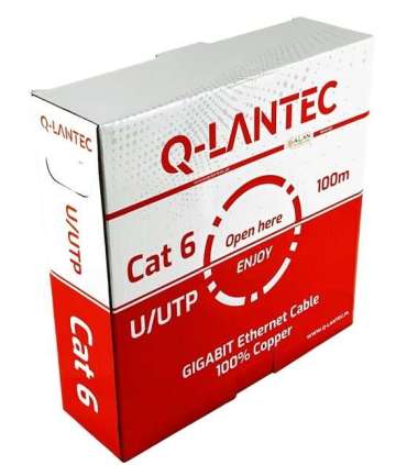 Q-LANTEC U/UTP cat.6A network cable, twisted pair, LSOH