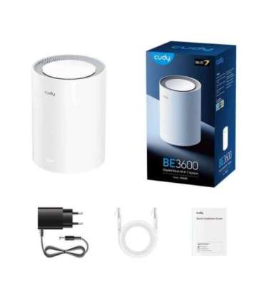 Cudy M3600 Dual-band (2.4 GHz / 5 GHz) Wi-Fi 7 (802.11be) White 3 Internal