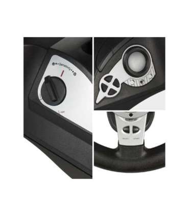 NanoRS RS700 Gaming Controller Black, Silver USB Steering wheel Analogue / Digital Android, PC, PlayStation 4,