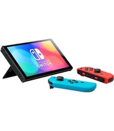 Nintendo Switch OLED portable game console 17.8 cm (7") 64 GB Touchscreen Wi-Fi Black, Blue, Red