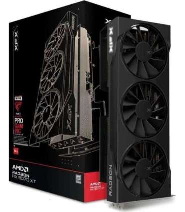 Graphics card. XFX Swift RX 9070XT 3-FAN Gaming E. 16G