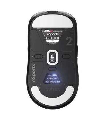 MOUSE USB OPTICAL WRL X2A/ES SIZE2 BLACK PX2AES21 PULSAR