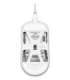 MOUSE USB OPTICAL X2/MEDIUM WHITE PX2222D PULSAR
