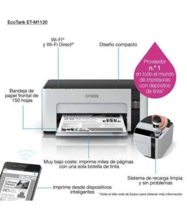 Epson EcoTank M1120 inkjet printer 1440 x 720 DPI A4 Wi-Fi