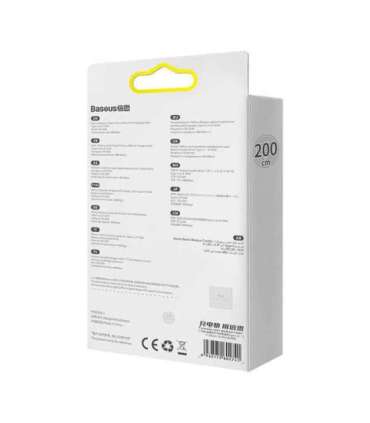 Kabel USB-C do iP Baseus Crystal Shine,  20W, 2m (różowy)