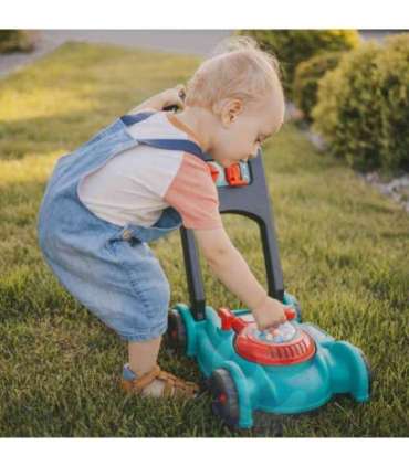 WOOPIE детская газонокосилка со звуком + набор: шлем и канистра