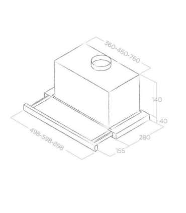 Elica ELITE 14 LUX GRIX/A/50