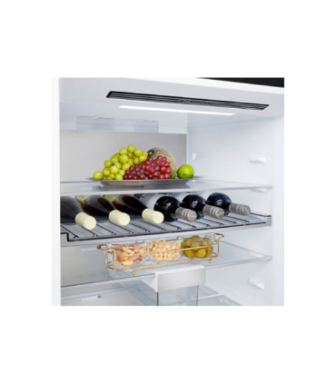 LG GBBSJ1CCPY Refrigerator, C, Free-standing, Combi, Height 1.86 m, Net fridge 220 L, Net freezer 113 L, Silver
