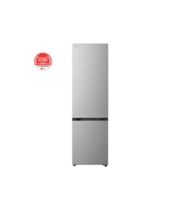 LG GBBSJ1CCPY Refrigerator, C, Free-standing, Combi, Height 1.86 m, Net fridge 220 L, Net freezer 113 L, Silver