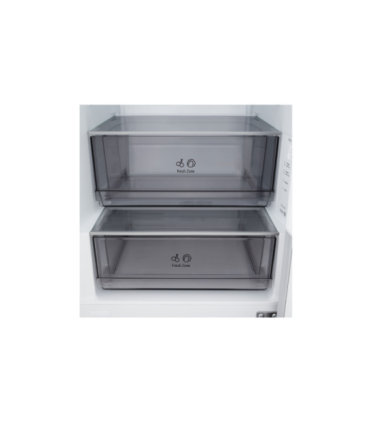 LG GBBSJ1CCSW Refrigerator, C, Free-standing, Combi, Height 1.86 m, Net fridge 220 L, Net freezer 113 L, White