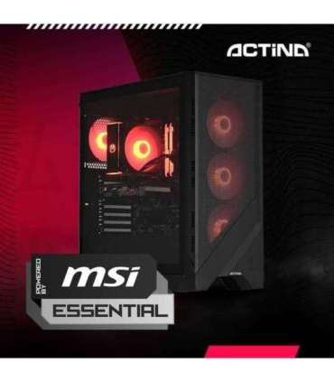 Actina 5901443406105 PC AMD Ryzen™ 7 7700 32 GB DDR5-SDRAM 1 TB SSD AMD Radeon RX 7700 XT Midi Tower Black