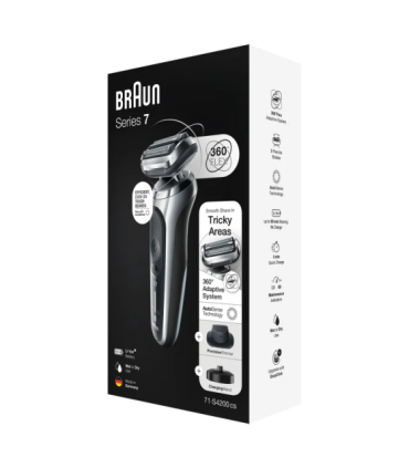 Braun Shaver 71-S4200cs Operating time (max) 50 min Wet & Dry Silver/Black