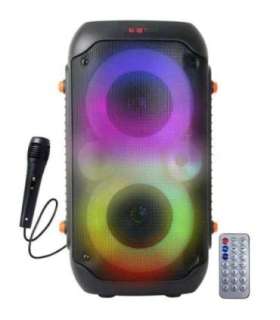 Esperanza EP156 BT FM LED RGB KARAOKE Speaker Black 20W