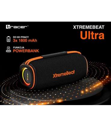 Tracer XtremeBeat Ultra TWS Portable Bluetooth Speaker Black 25 W