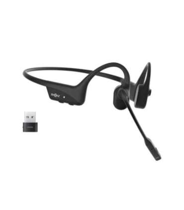 SHOKZ OpenComm2 UC 2025 Upgrade Wireless Bluetooth Bone Conduction Videoconferencing Headset with USB-C Charging Port