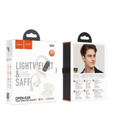 Hoco EA6 Headset Wireless Open-Ear Connectivity/Music Bluetooth White