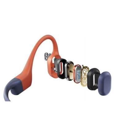 Shokz OpenSwim Pro Red wireless bone conduction headphones