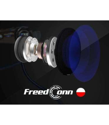 FREEDCONN T-MAX S V4 PRO SINGLE motorcycle intercom Black