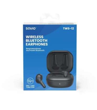 SAVIO Wireless BLUETOOTH 5.3 TWS-12 headphones