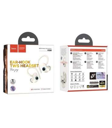 Hoco EQ8 Pure Joy Headset Wireless In-Ear Calls/Music Bluetooth White