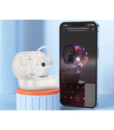 Hoco EQ8 Pure Joy Headset Wireless In-Ear Calls/Music Bluetooth White