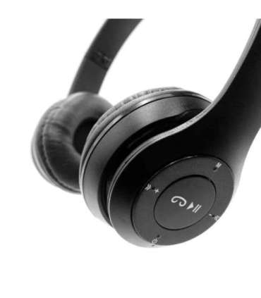 MEDIA-TECH EPSILION BT MT3591 Wireless headphones Bluetooth 4.2 Microphone Radio FM Black