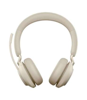 Jabra Evolve2 65 MS stereo Link380c - wireless over-ear headphones, beige