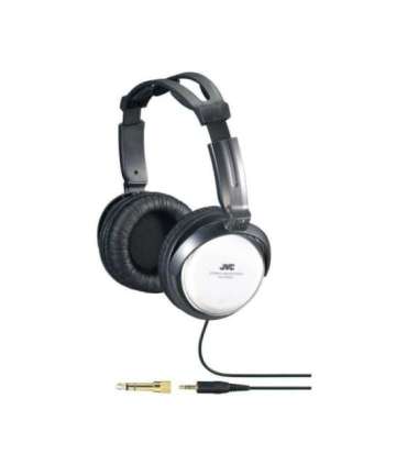 JVC HA-RX500-E Headphones Wired Head-band Music Black, White