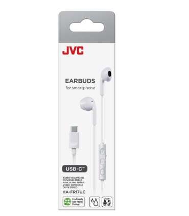 JVC HA-FR17UC USB Type-C Wired In-Ear Headphones White