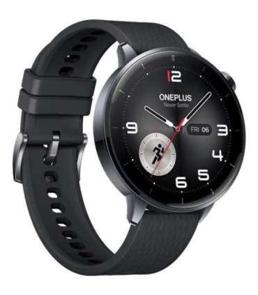 OnePlus Watch 3 43mm 3.35 cm (1.32") AMOLED Digital 466 x 466 pixels Touchscreen Black, Titanium Wi-Fi GPS (satellite)