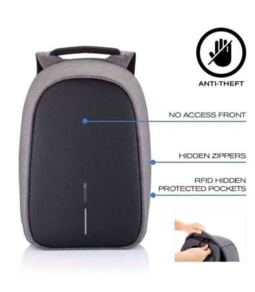 XD DESIGN ANTI-THEFT BACKPACK BOBBY HERO REGULAR GREY P/N: P705.292
