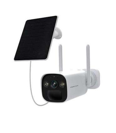 Foscam BP4 camera with solar panel