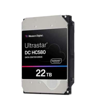 Western Digital Ultrastar DC HC580 internal hard drive 22 TB 7200 RPM 512 MB 3.5" Serial ATA