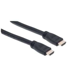 Manhattan HDMI 4K@60Hz Cable with Ethernet - CL3 rated, 10m, Suitable for In-Wall use, For ALL 4K & 1080p/HD uses - when