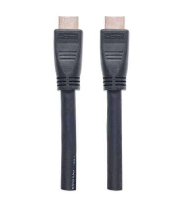 Manhattan HDMI 4K@60Hz Cable with Ethernet - CL3 rated, 10m, Suitable for In-Wall use, For ALL 4K & 1080p/HD uses - when