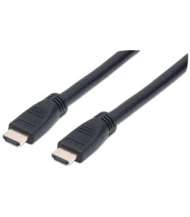 Manhattan HDMI 4K@60Hz Cable with Ethernet - CL3 rated, 10m, Suitable for In-Wall use, For ALL 4K & 1080p/HD uses - when