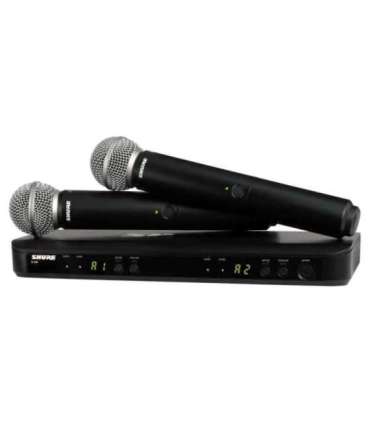 Shure BLX288E/SM58-H8E - wireless system with receiver and two SM58 microphones