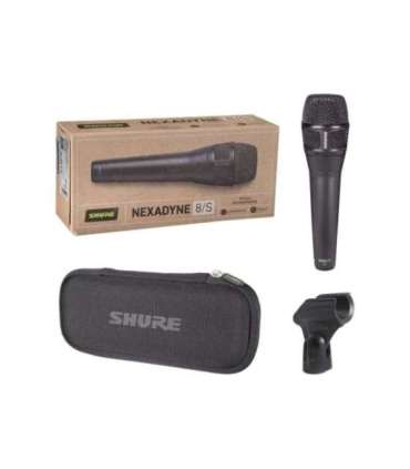 Shure Nexadyne™ 8/S - dynamic microphone, supercardioid with XLR connector, black