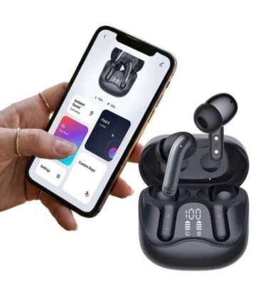 Audiocore wireless headphones, hybrid ANC, ENC, 6 microphones, charging case, Tuya, AC591 PRO