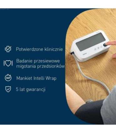 OMRON M3 COMFORT AFIB BLOOD PRESSURE MONITOR + POWER SUPPLY