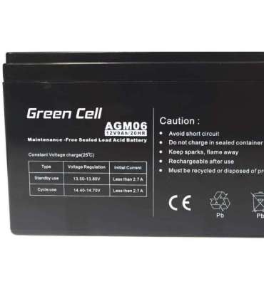 Green Cell AGM06 UPS battery Sealed Lead Acid (VRLA) 12 V 9 Ah