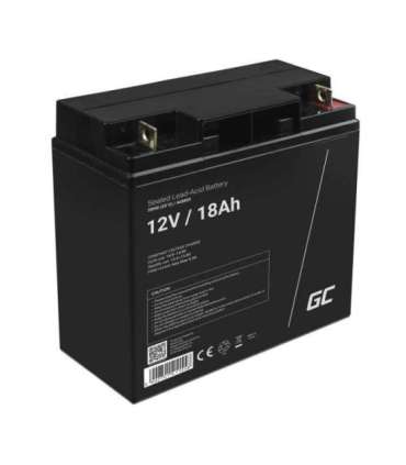 Green Cell AGM09 industrial rechargeable battery Sealed Lead Acid (VRLA) 18000 mAh 12 V