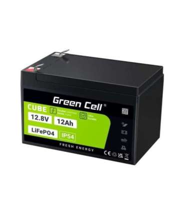 Green Cell LFPGC12V12AH UPS battery Lithium Iron Phosphate (LiFePO4) 12.8 V 12 Ah