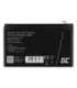 Green Cell AGM46 industrial rechargeable battery Sealed Lead Acid (VRLA) 8000 mAh 12 V